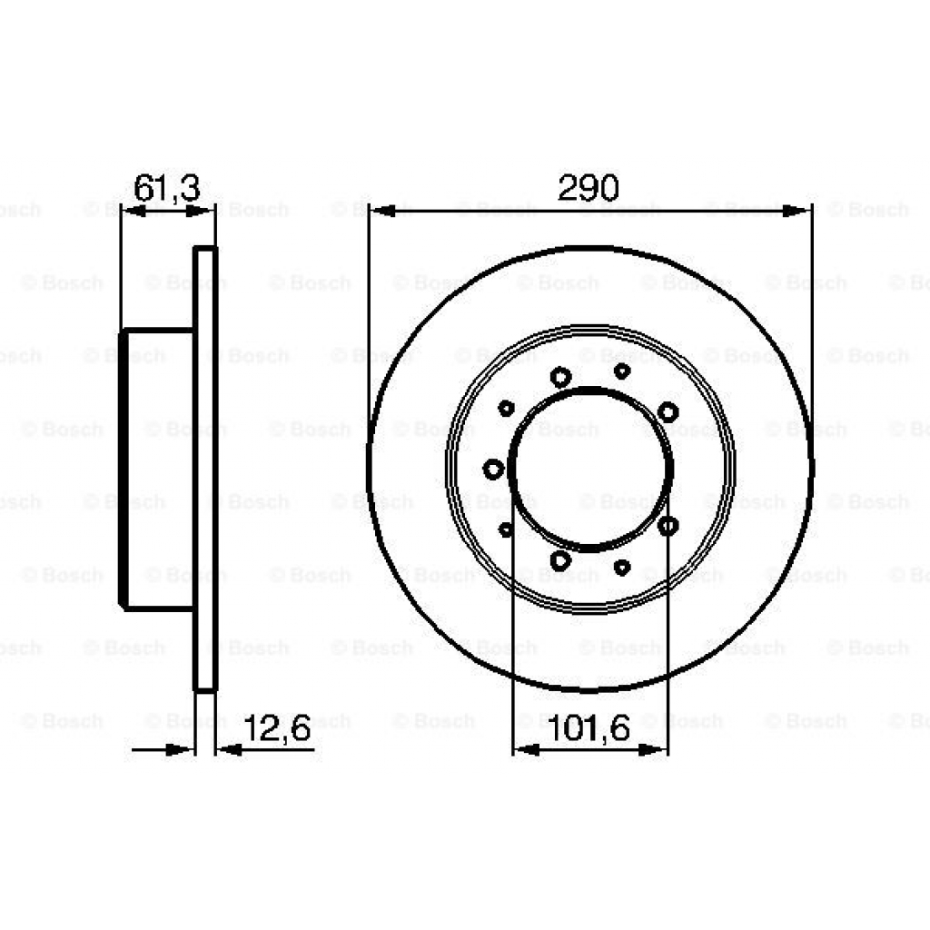 Гальмівний диск Bosch 0 986 478 656 - зображення 5