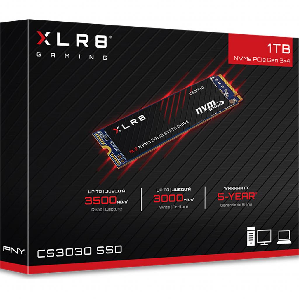 Накопичувач SSD M.2 2280 1TB PNY (M280CS3030-1TB-RB) - зображення 3