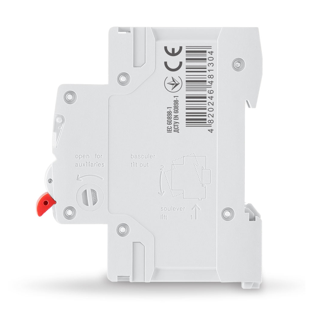 Автоматичний вимикач Videx RS6 RESIST 1п 16А 6кА С (VF-RS6-AV1C16) - изображение 3