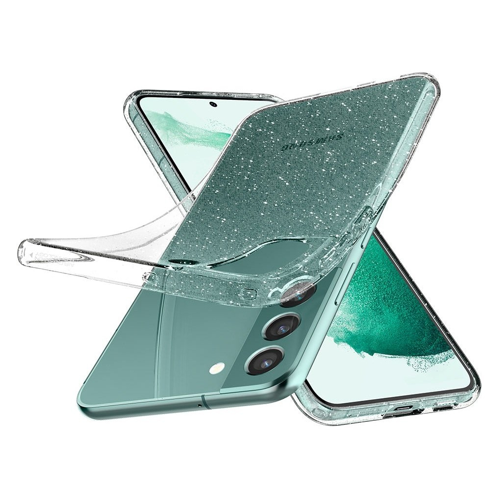 Чохол до мобільного телефона Spigen Samsung Galaxy S22 Liquid Crystal Glitter, Crystal Quartz (ACS03985) - зображення 2