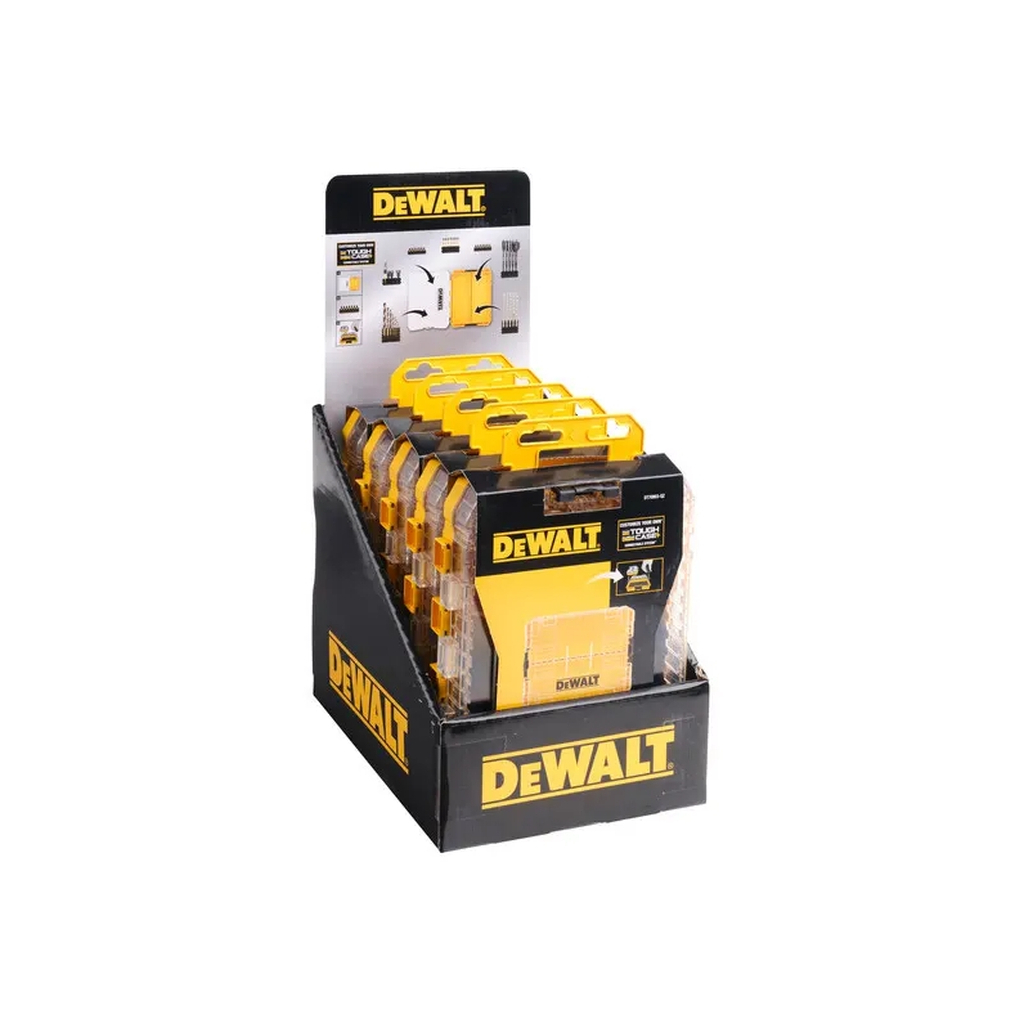 Ящик для інструментів DeWALT для біт системи TSTAK Tough Case М із футляром-2 шт, касетами для біт 6 шт. (DT70803) - зображення 5