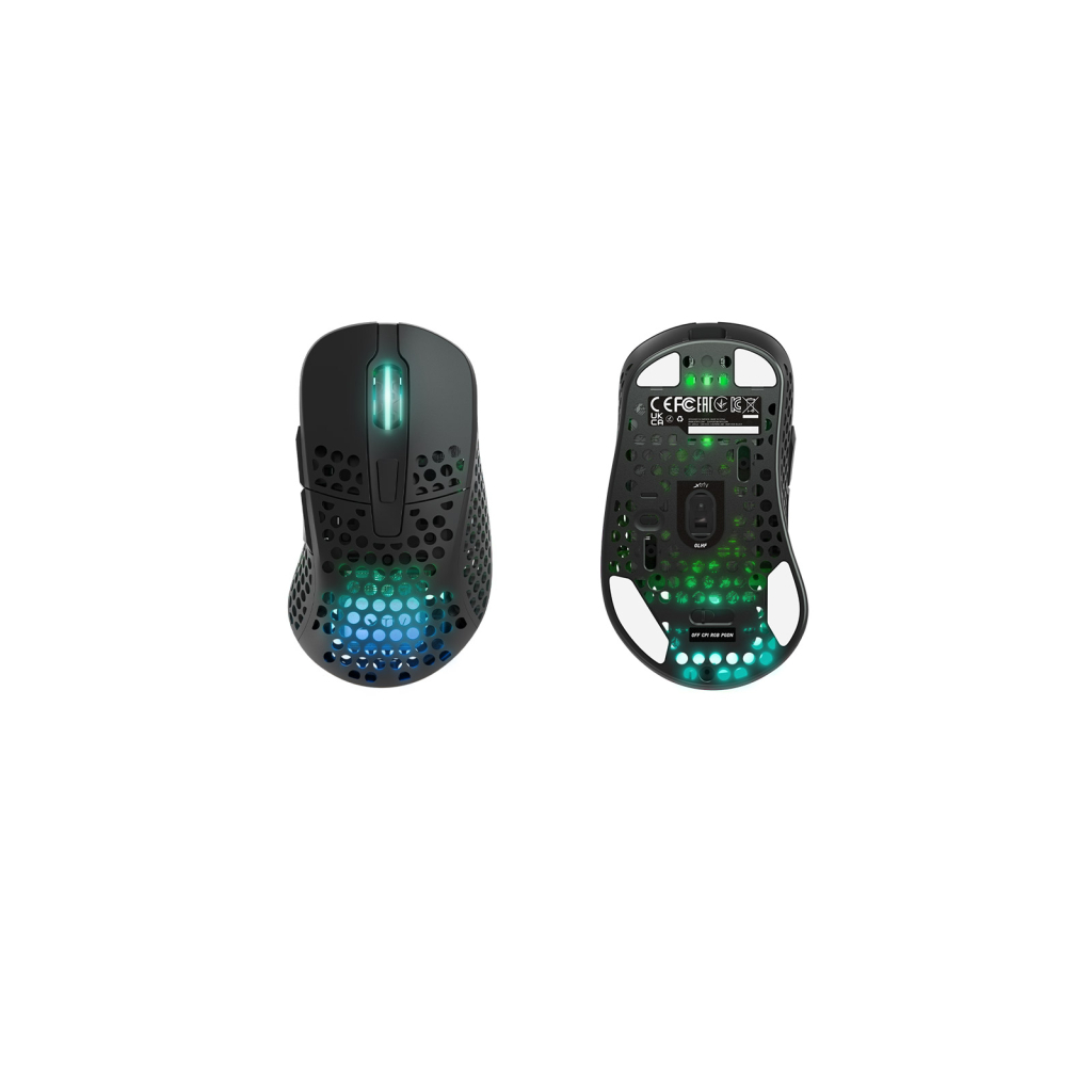 Мишка Cherry Xtrfy M4 RGB Wireless/USB Black (M4W-RGB-BLACK) - зображення 2