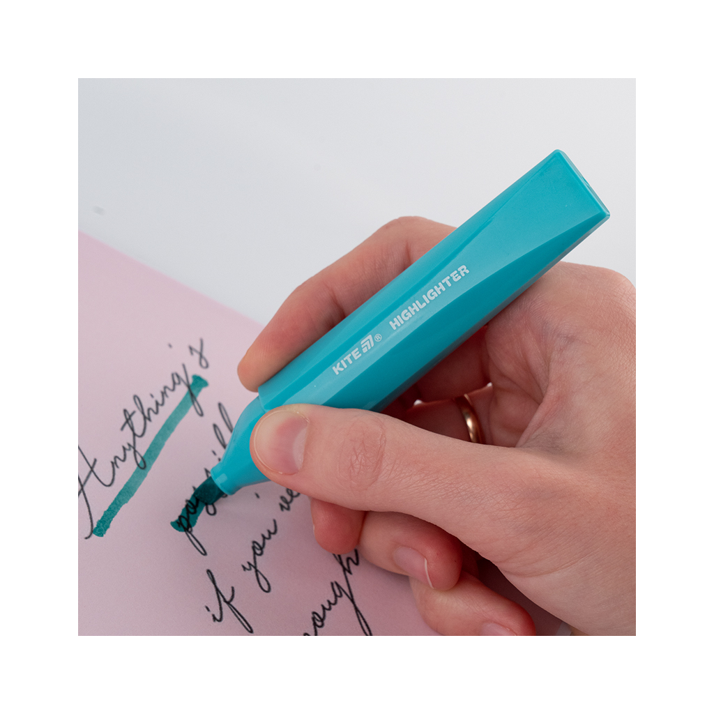 Набір маркерів Kite Highlighter Creative Trendy Colors, набір з 4-х кольорів (K24-1144-4) - зображення 5