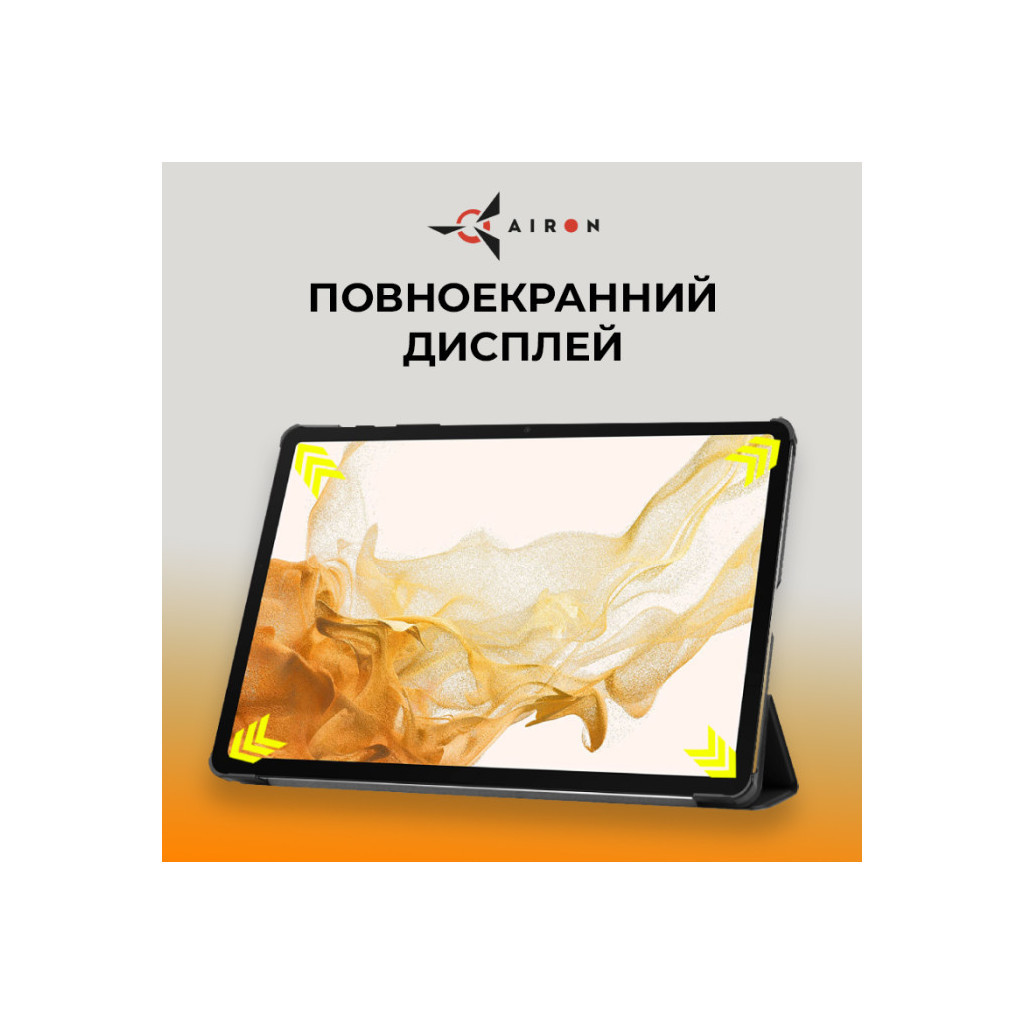 Чохол до планшета AirOn Premium Samsung Galaxy Tab S9 Plus/S9 FE Plus 12.4'' 2023 + Film black (4822352781109) - зображення 3