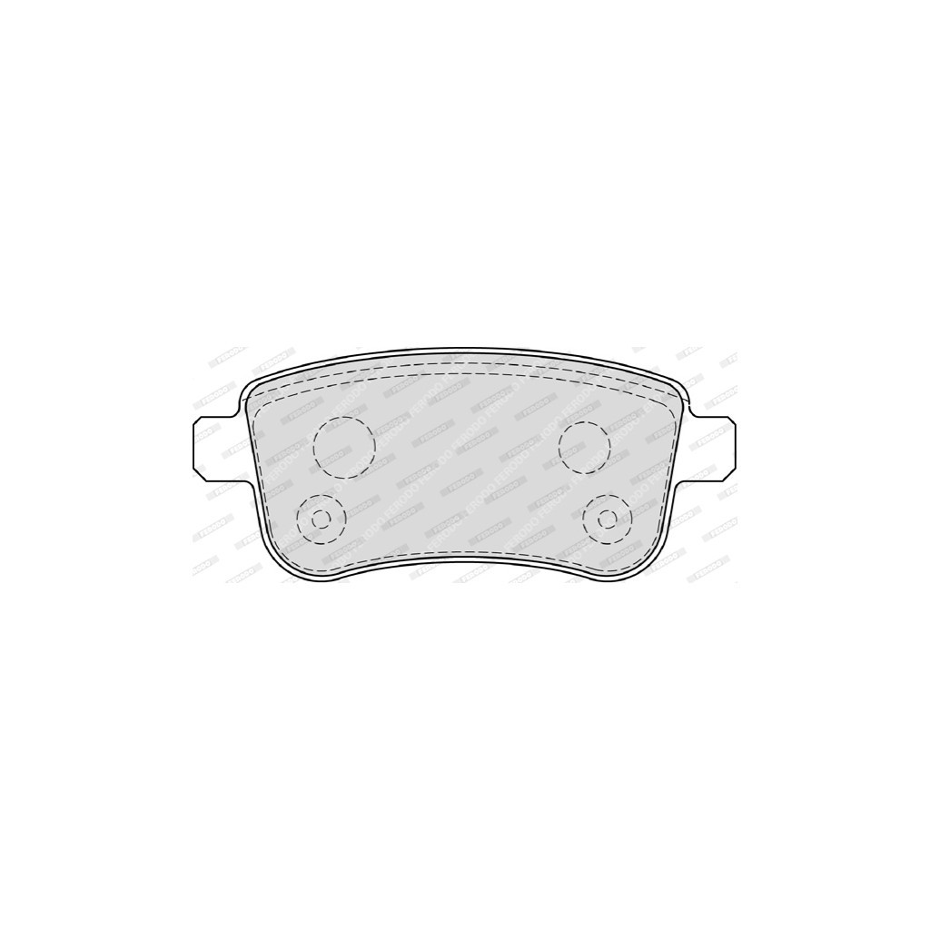 Гальмівні колодки FERODO FDB4182 - зображення 3