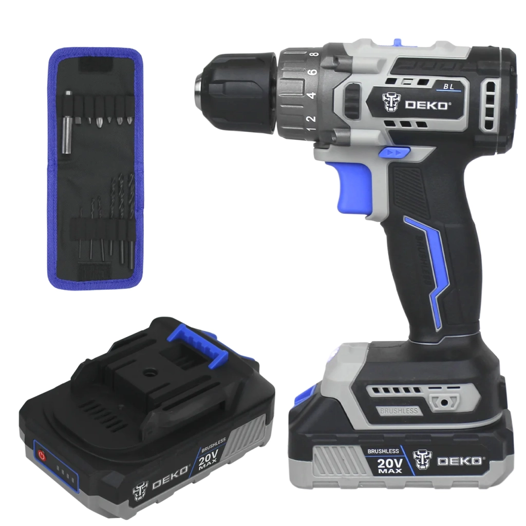 Шуруповерт Deko DKBL20DU3-B-S4 - зображення 5