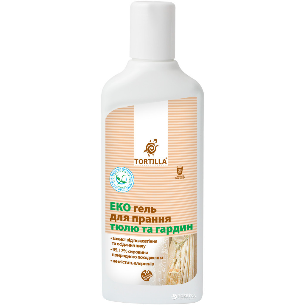 Гель для прання Tortilla Еко для прання тюлі та гардин 500 мл (4820178060400) - зображення 1