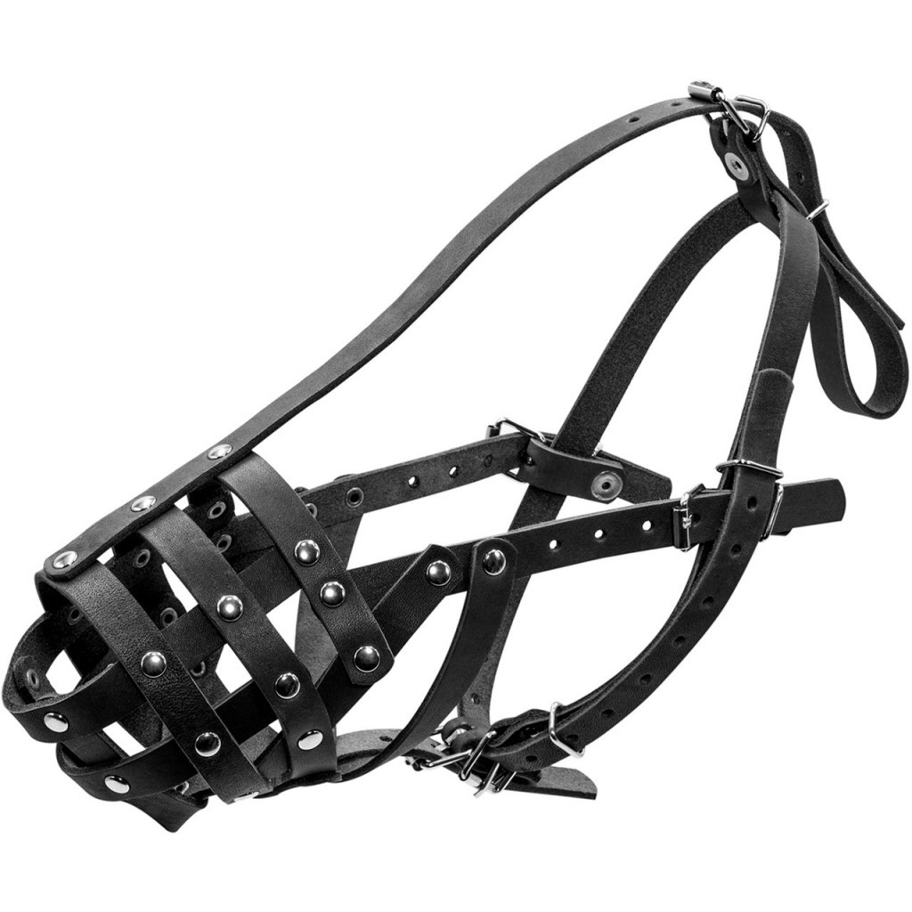 Намордник для собак Collar твердий (доберман, вівчарка мал, далматин, сетер мал) чорний (05971) - зображення 2