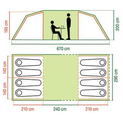 Намет Coleman Coastline™ 8 Deluxe (205118) - зображення 2