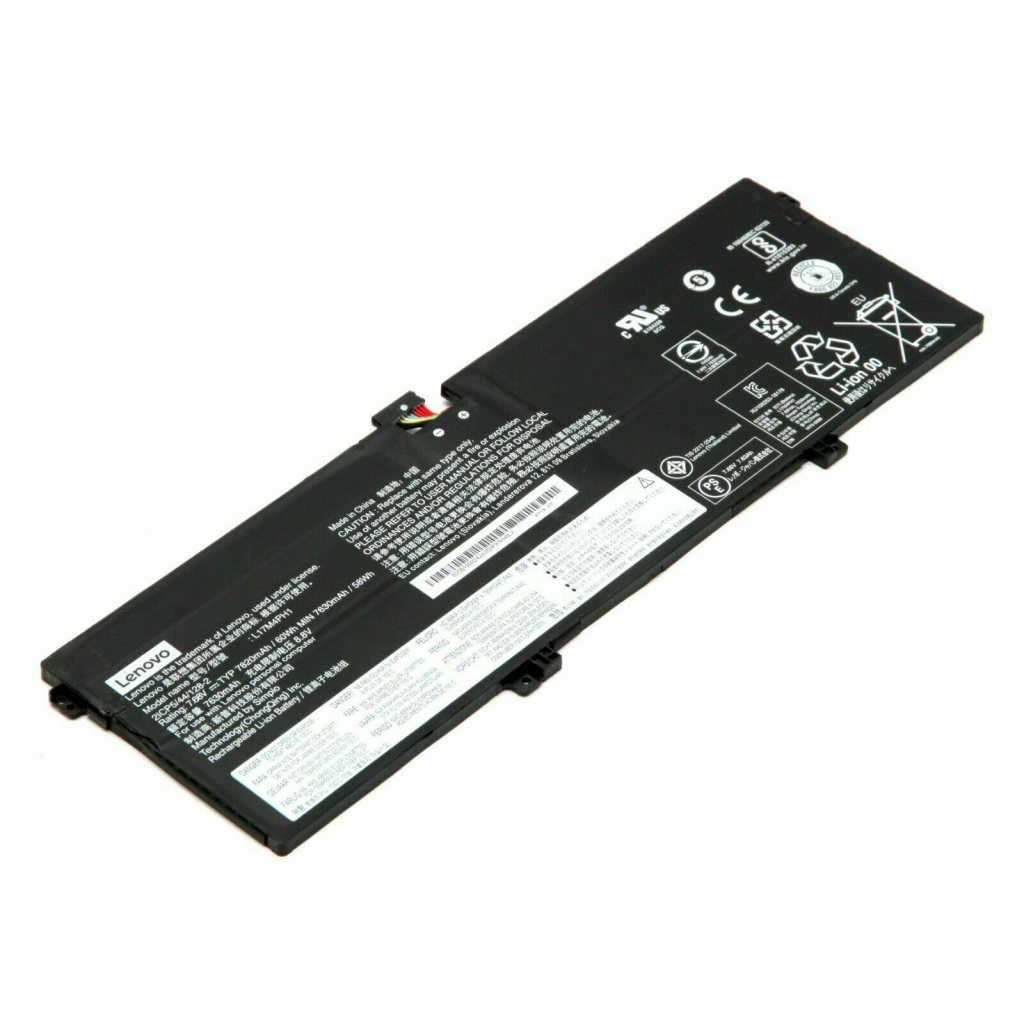 Акумулятор до ноутбука Lenovo Yoga 7 Pro-13IKB L17M4PH1, 7820mAh (60Wh), 7.68V (A47650) - зображення 1