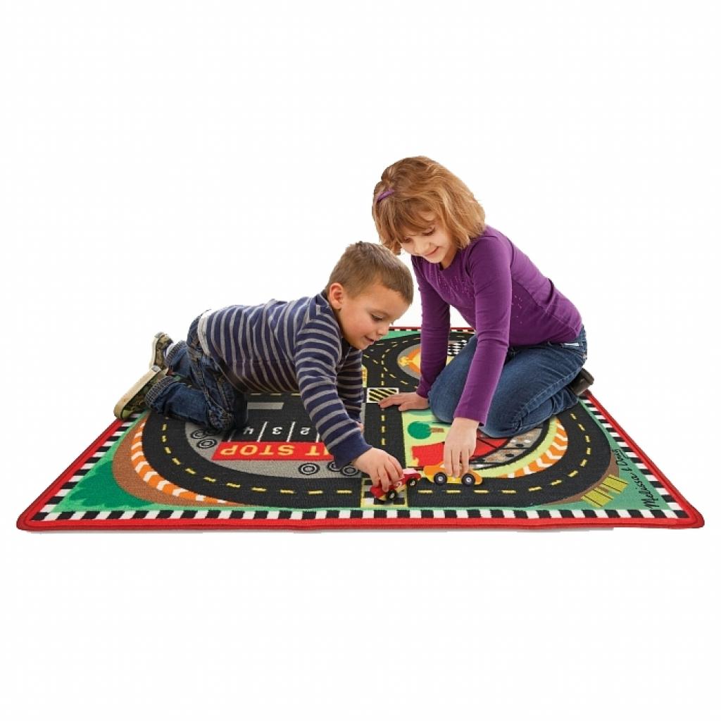 Дитячий килимок Melissa&Doug Гоночна траса з машинками (MD19401) - изображение 2