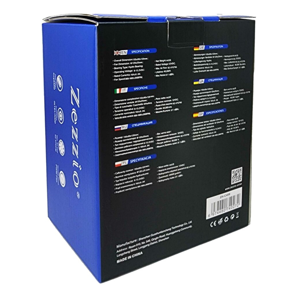 Кулер до процесора Zezzio ZH-C400 - зображення 8