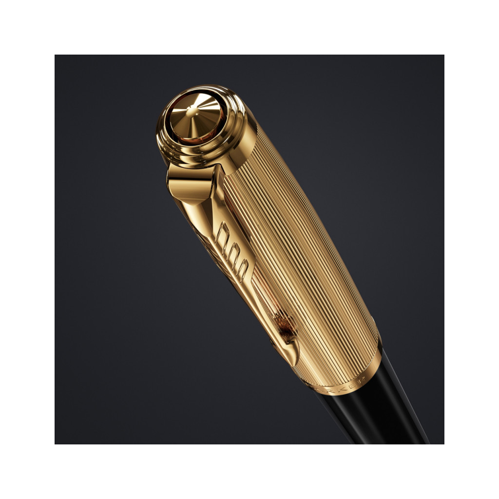 Ручка кулькова Parker PARKER 51 Premium Black GT BP (57 032) - зображення 3
