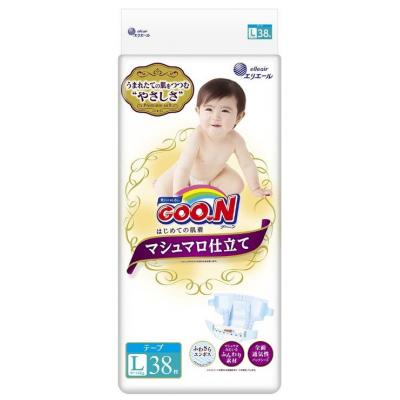 Підгузки GOO.N SUPER PREMIUM MARSHMALLOW, 9-14 кг (L, унісекс, 38 шт) (853349) - зображення 1