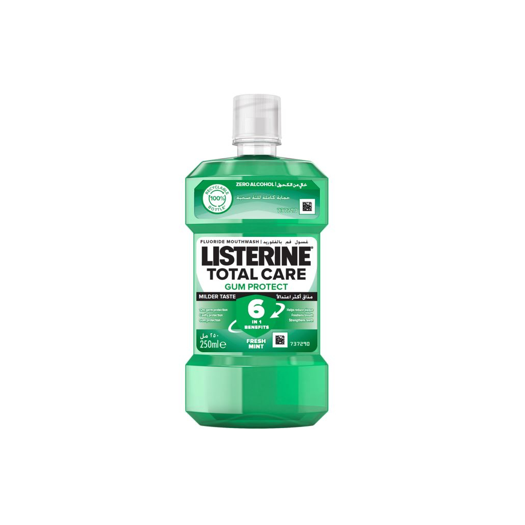 Ополіскувач для порожнини рота Listerine Total Care Захист ясен 250 мл (3574661397719/3574661397641) - изображение 1