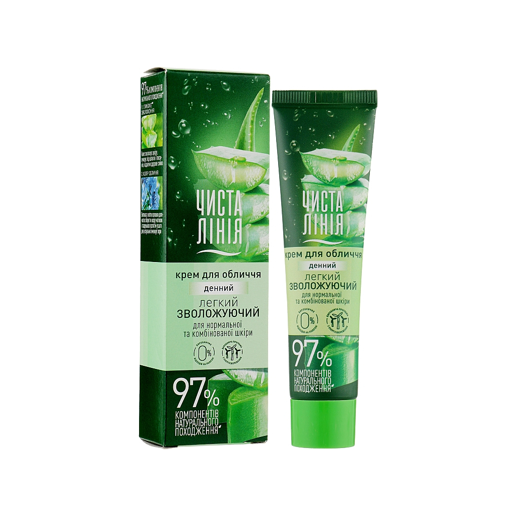 Крем для обличчя Чиста лінія Фітотерапія Денний Зволожуючий 40 мл (8714100711187) - зображення 3