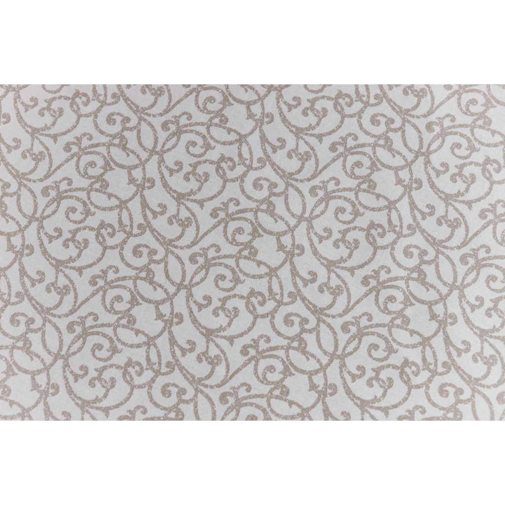 Скатертина Прованс непромокаюча Simfoni Капучіно вензель D-180 см (033848) - зображення 4