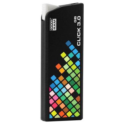 USB флеш накопичувач Goodram 64GB CL!CK Black USB 3.0 (PD64GH3GRCLKR9) - зображення 3