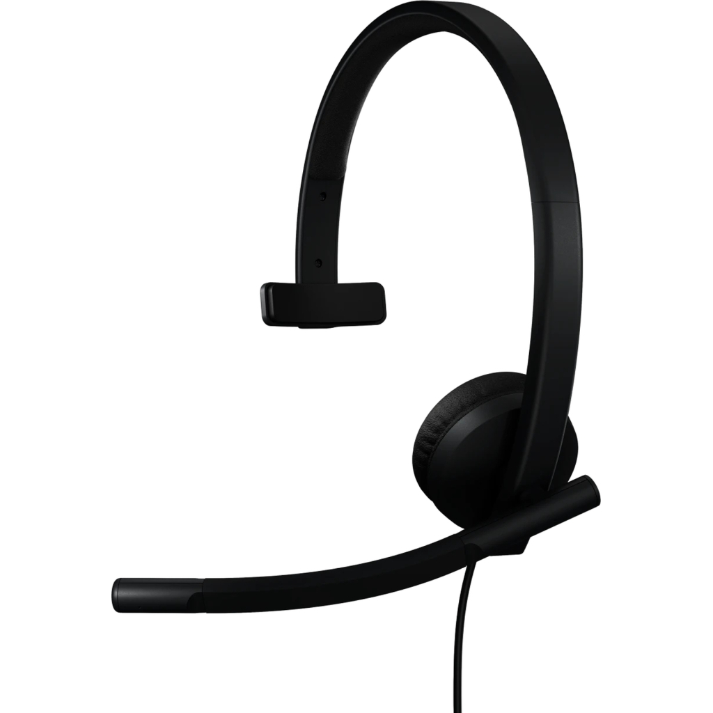Навушники Logitech H570e Corded for Business Mono Teams USB-A Black (981-001426) - зображення 1