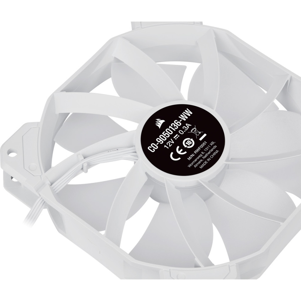 Кулер до корпусу Corsair SP120 RGB ELITE White (CO-9050137-WW) - зображення 8