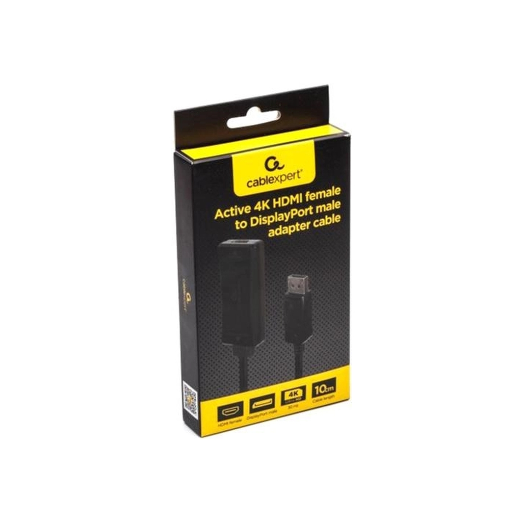 Перехідник HDMI to DisplayPort 4K30Hz Cablexpert (A-HDMIF30-DPM-01) - зображення 2