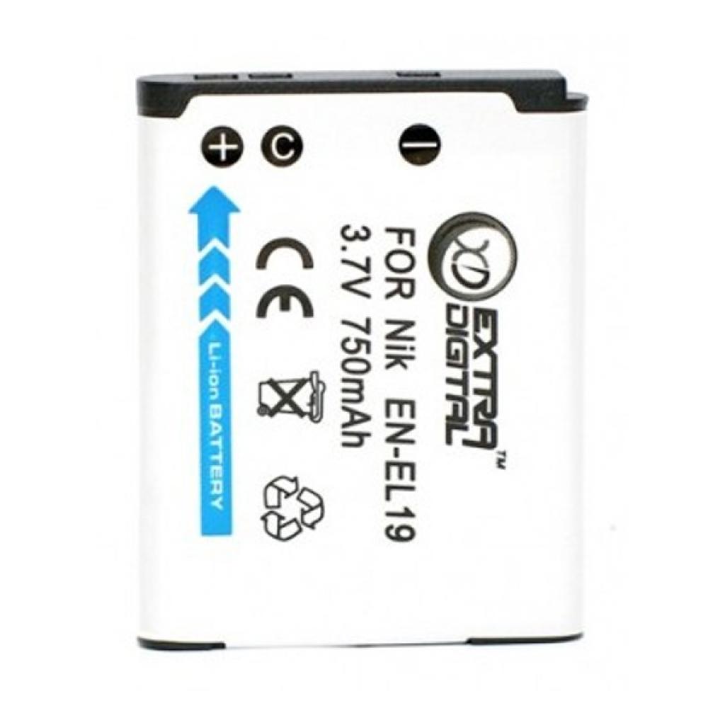 Акумулятор до фото/відео Extradigital Nikon EN-EL19 (BDN2525) - зображення 1