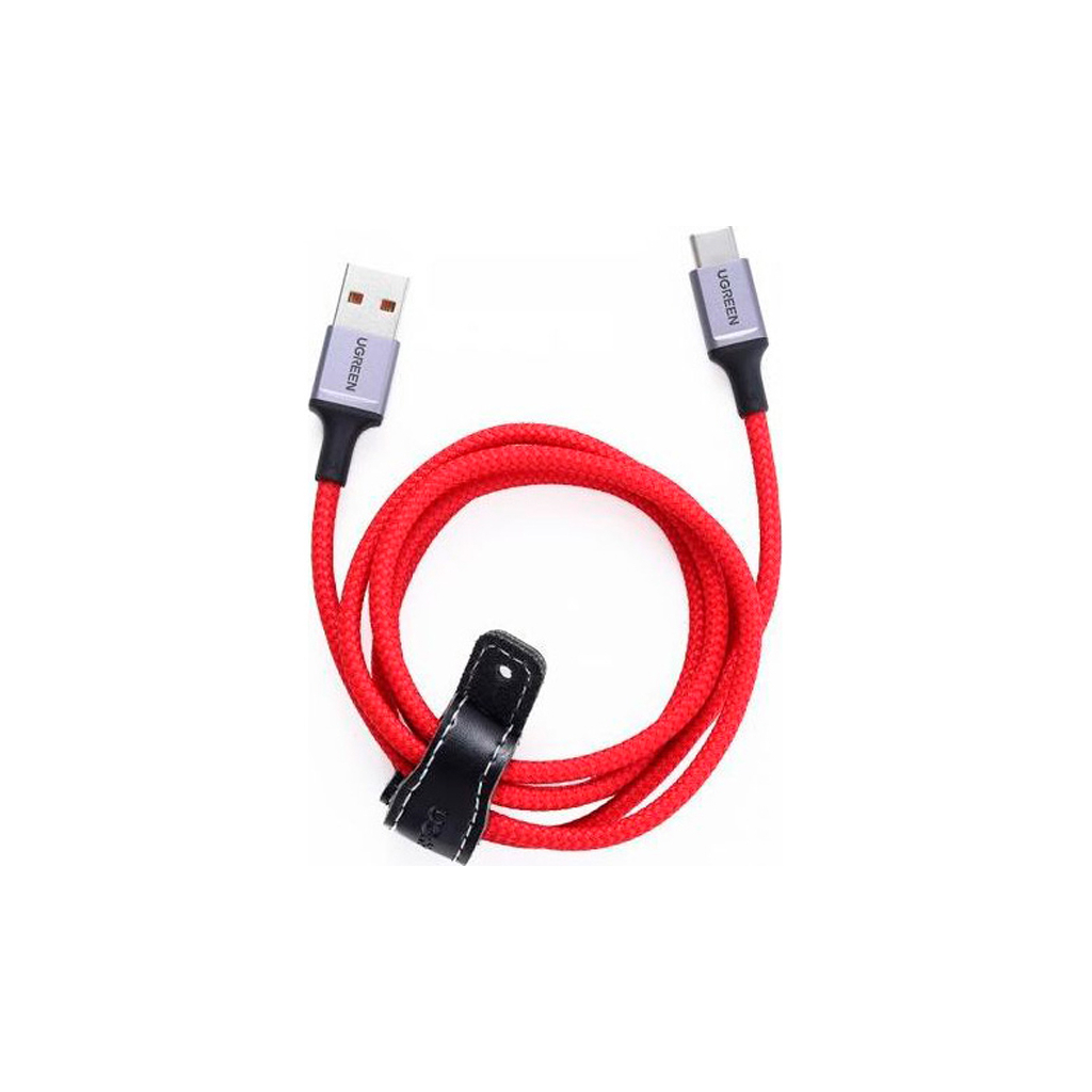 Дата кабель USB 2.0 AM to USB-C 1.0m 6A US505 red Ugreen (20527) - зображення 3