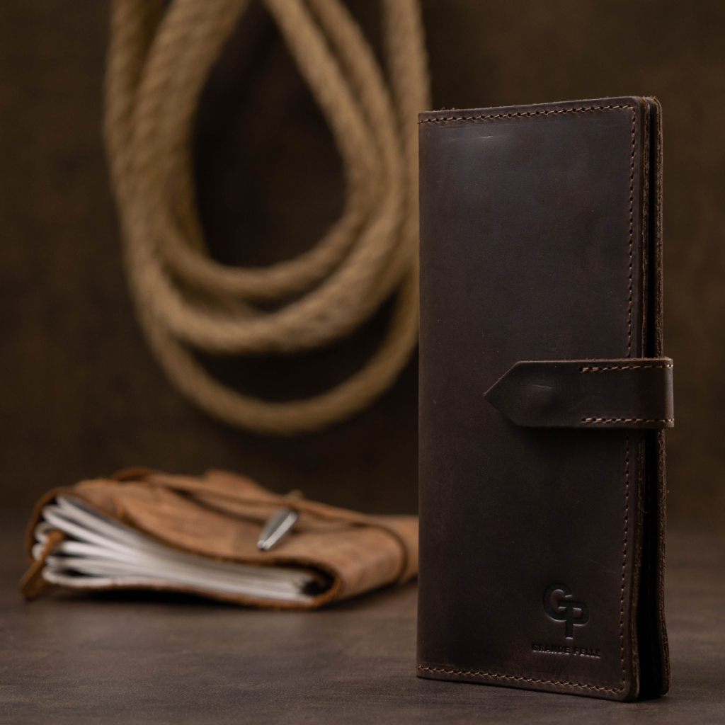 Портмоне Grande Pelle Шкіряне Коричневе (11515) - зображення 8