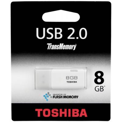 USB флеш накопичувач Toshiba 8GB SURUGA White USB 2.0 (THNU08SIPWHITE(BL5) - зображення 2