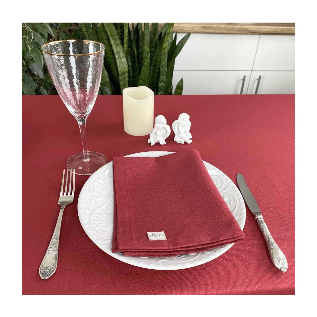 Серветка на стіл Прованс Бордо 35х43 см (21371) - зображення 2