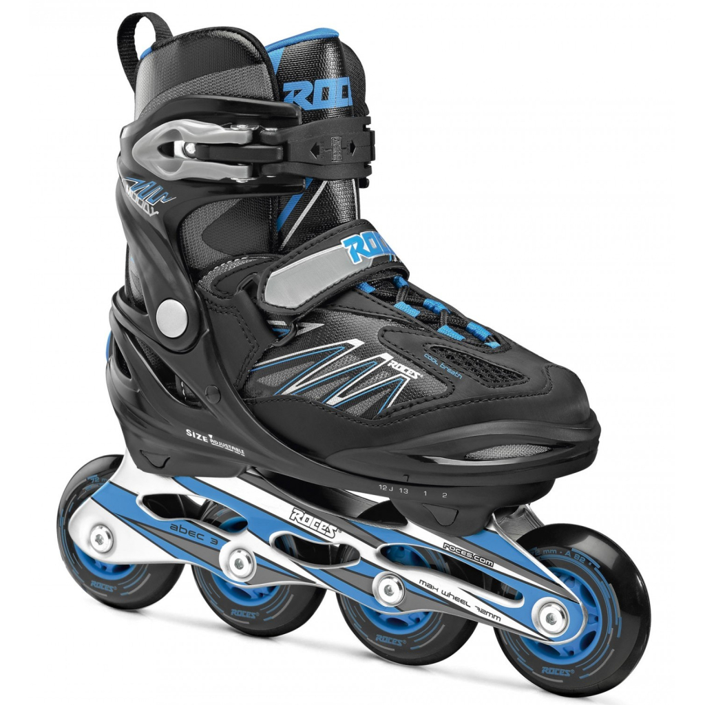 Роликові ковзани Roces Moody 5.0 Чорний/Синній 30-35 (400792/blue/30-35) - зображення 1