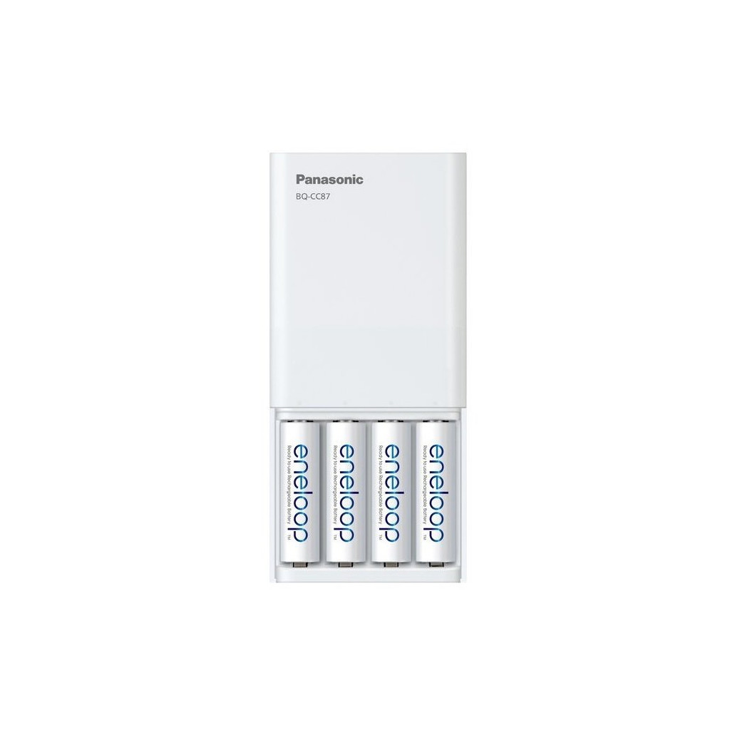 Зарядний пристрій для акумуляторів Panasonic USB in/out з функцією Power Bank (BQ-CC87USB) - зображення 5