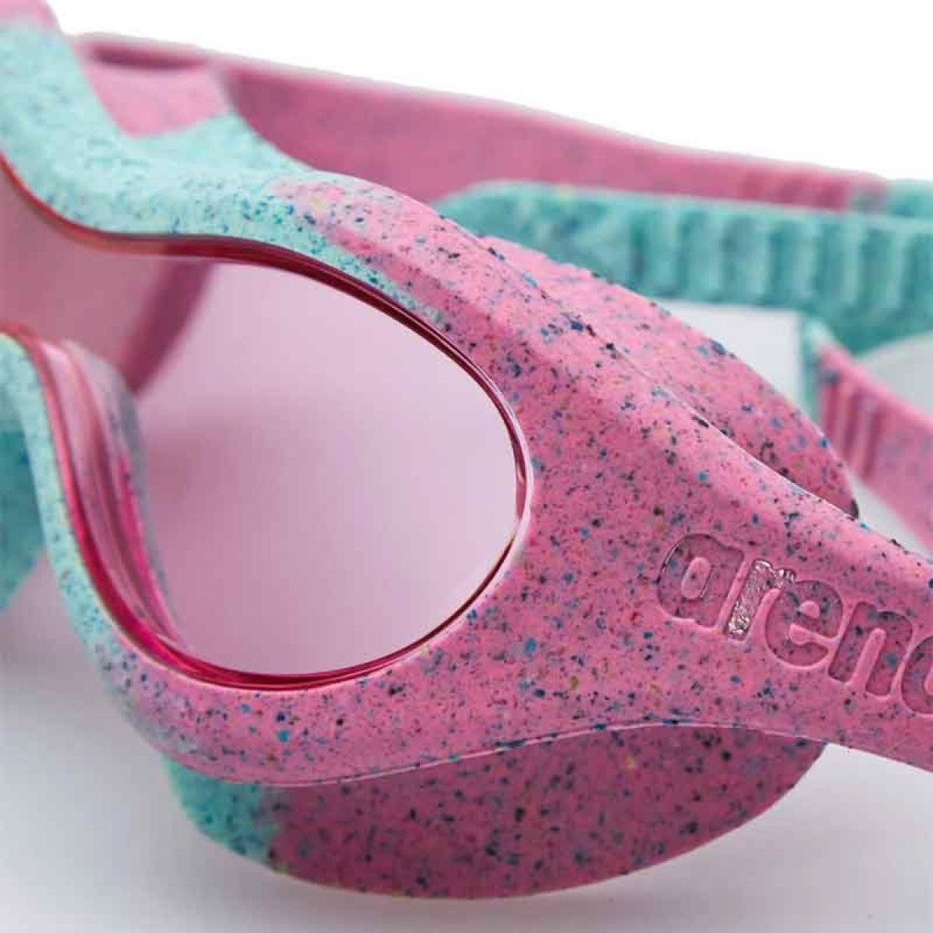 Окуляри для плавання Arena Spider Kids Mask рожевий, бірюзовий 004287-902 (3468336926345) - зображення 3