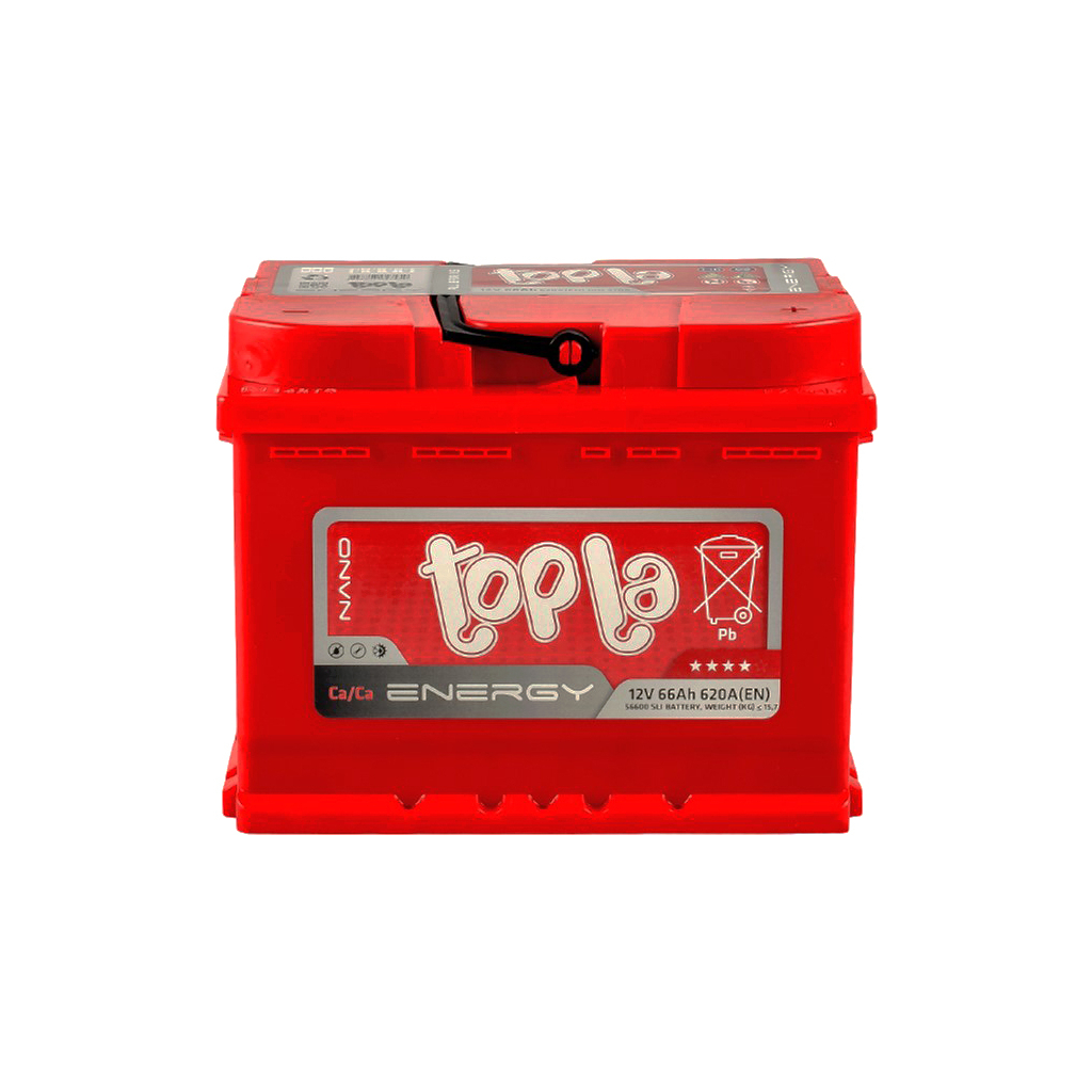 Акумулятор автомобільний Topla 66 Ah/12V Energy Euro (108 066) - зображення 1