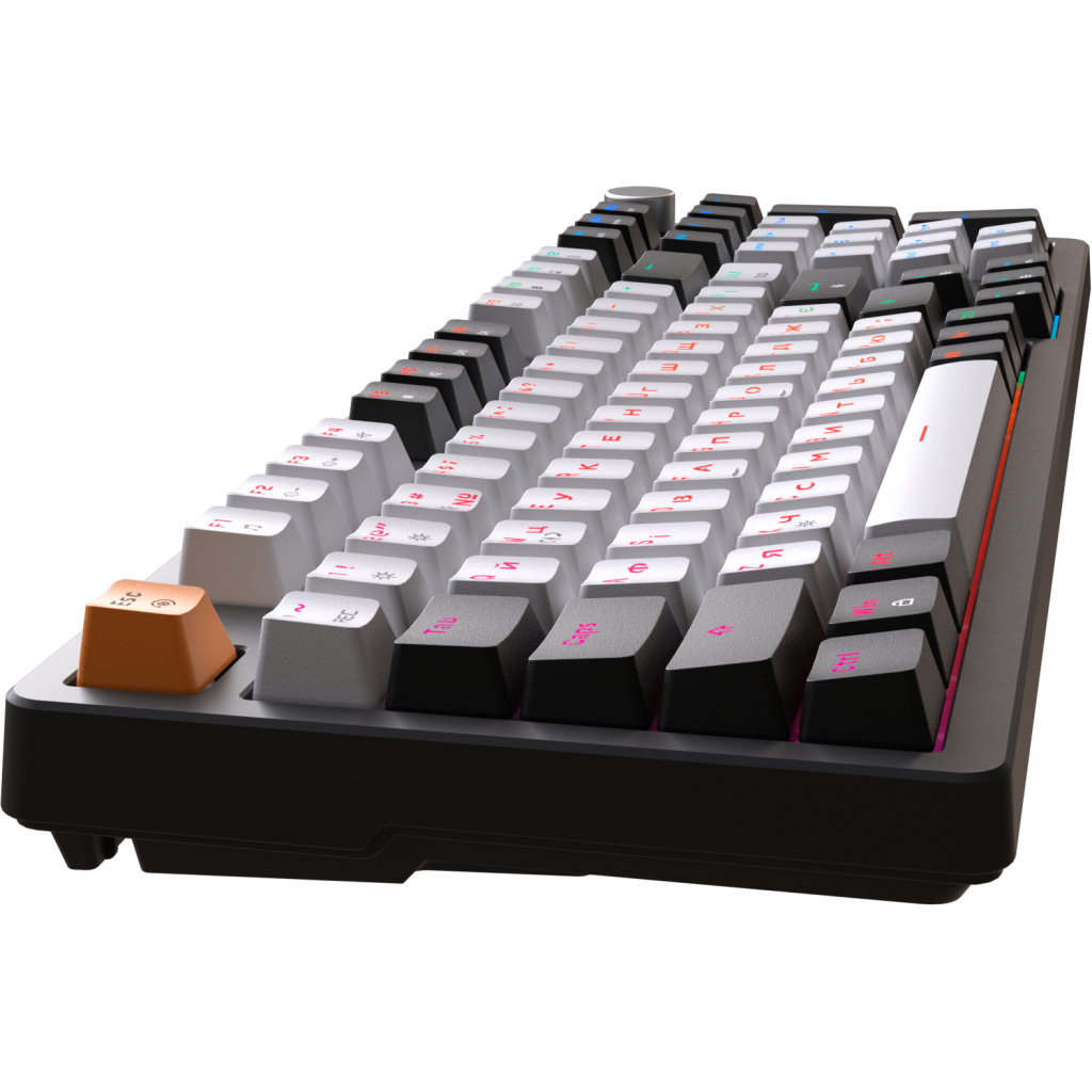 Клавіатура GamePro MK170B Hot-Swap Red Swich RGB USB UA Black - зображення 5