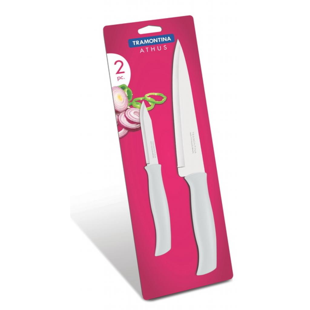 Набір ножів Tramontina Athus 2 шт White (76мм, 178мм) (23099/889) - зображення 1