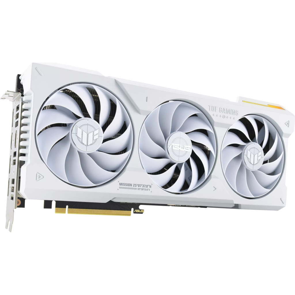 Відеокарта ASUS GeForce RTX4070Ti SUPER 16Gb TUF OC WHITE GAMING (TUF-RTX4070TIS-O16G-WHITE-GAMING) - зображення 4