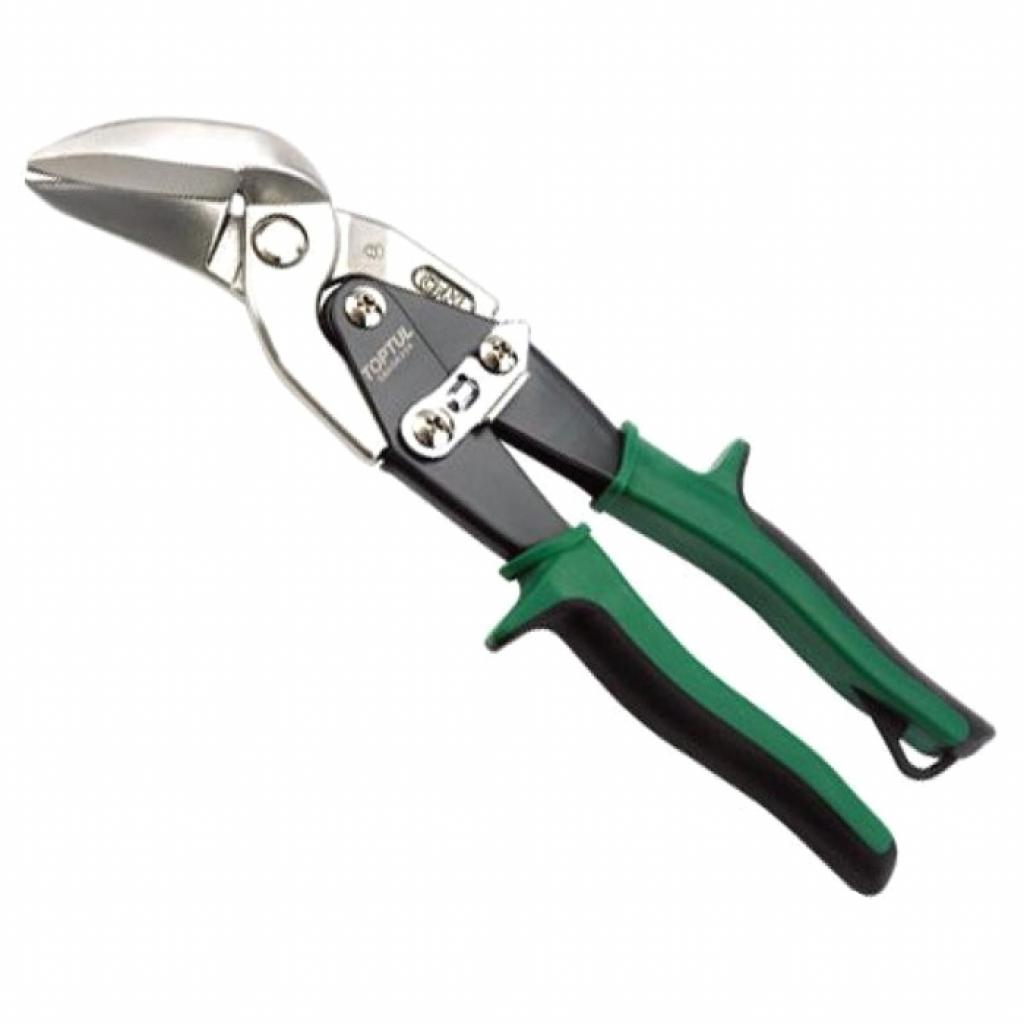 Ножиці по металу Toptul вигнуті (праві) 240 мм (SBAD0224) - изображение 1