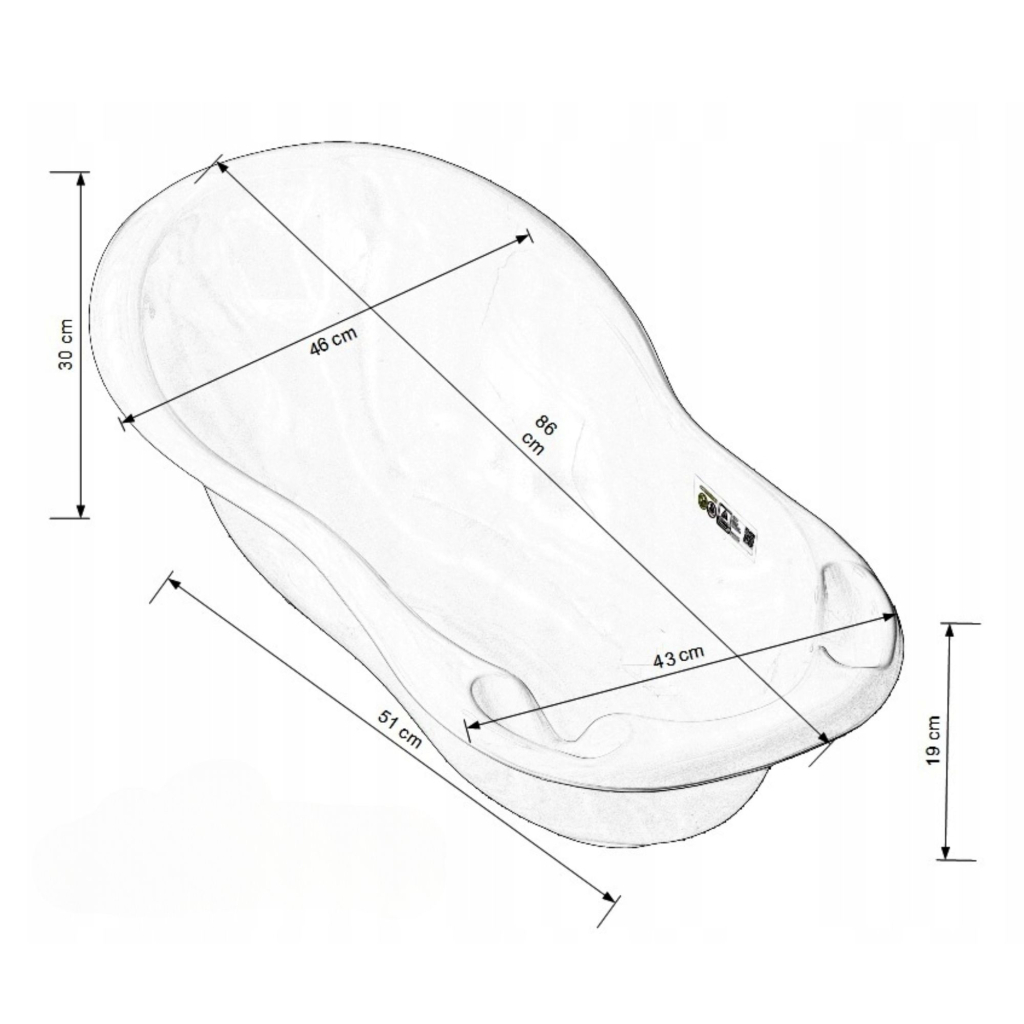 Ванночка Tega Baby OWLS 86 см white (SO-004-103) - зображення 2