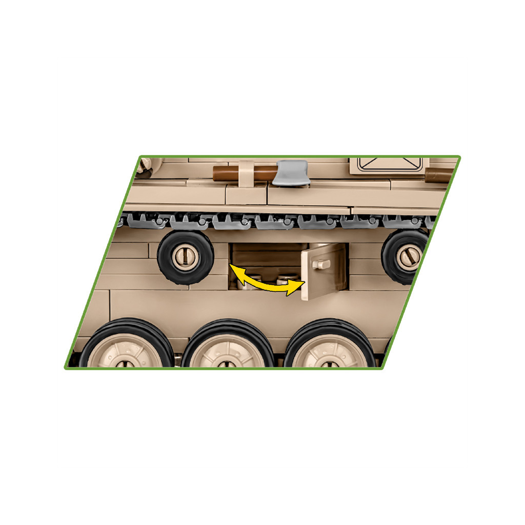 Конструктор Cobi Друга Світова Війна Танк Panzer III, 780 деталей (COBI-2562) - зображення 7