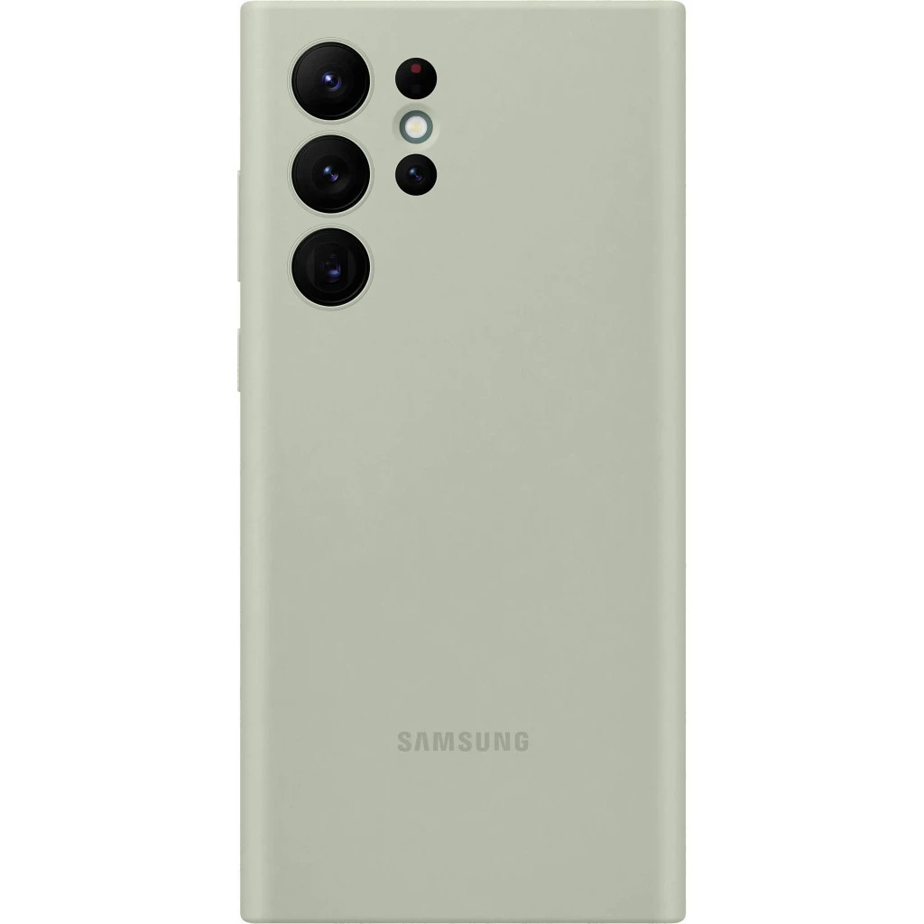 Чохол до мобільного телефона Samsung Silicone Cover Galaxy S22 Ultra Olive Green (EF-PS908TMEGRU) - зображення 1