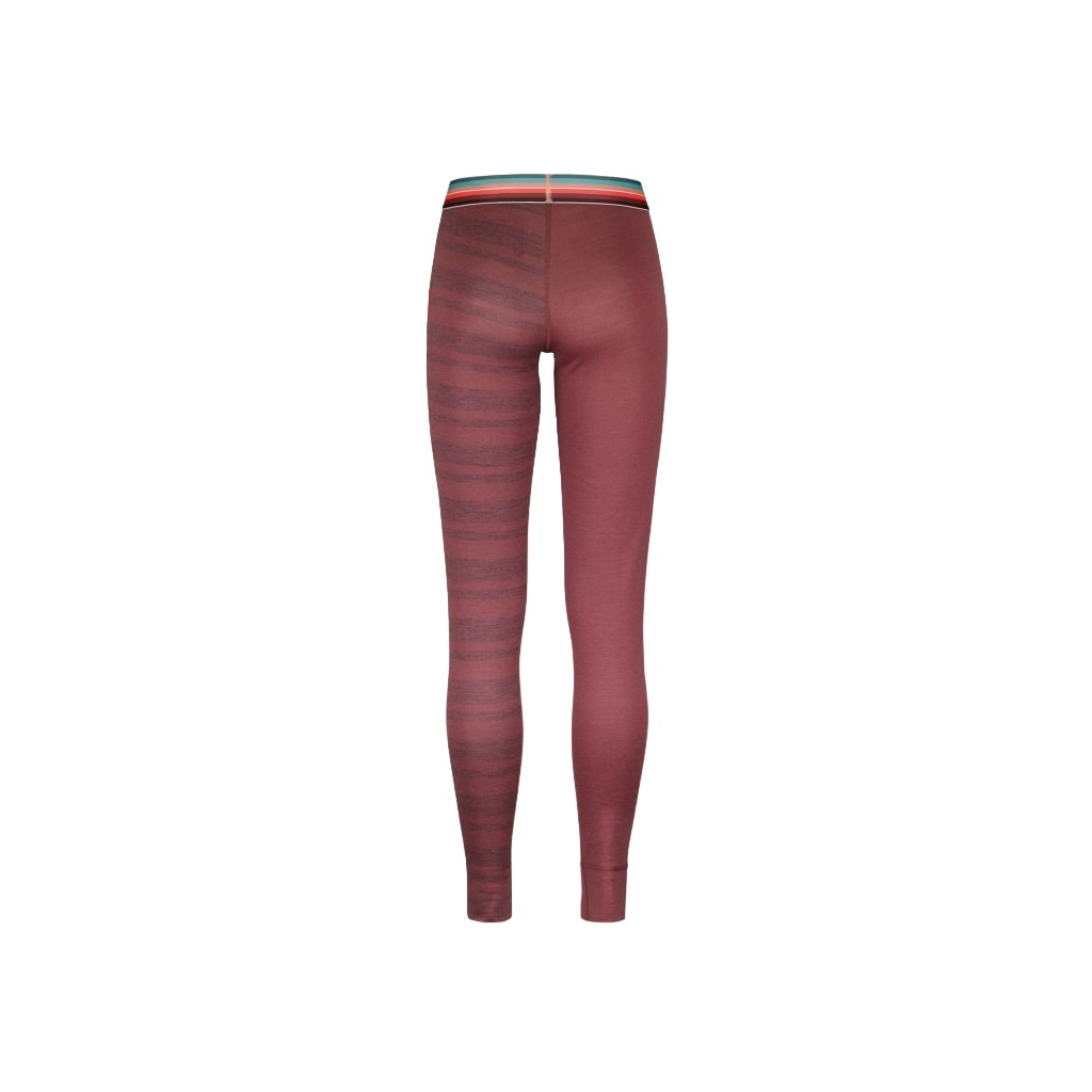 Термоштани Ortovox 185 Rock'n'Wool Long Pants Wms mountain rose - XS (025.001.1026) - зображення 2