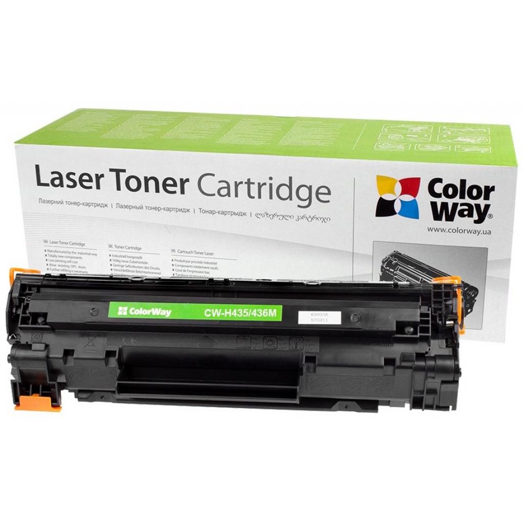 Картридж ColorWay для HP LJ P1005/1505/Can725 + тонер TH-1005 (3шт) (CW-H435/436M/TH-1005) - зображення 1