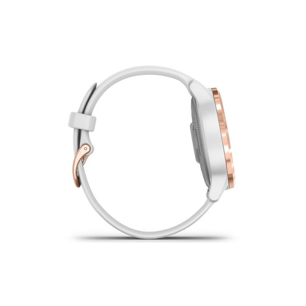 Смарт-годинник Garmin vivoactive 4S, White with Rose-gold Hardware (010-02172-23) - зображення 4