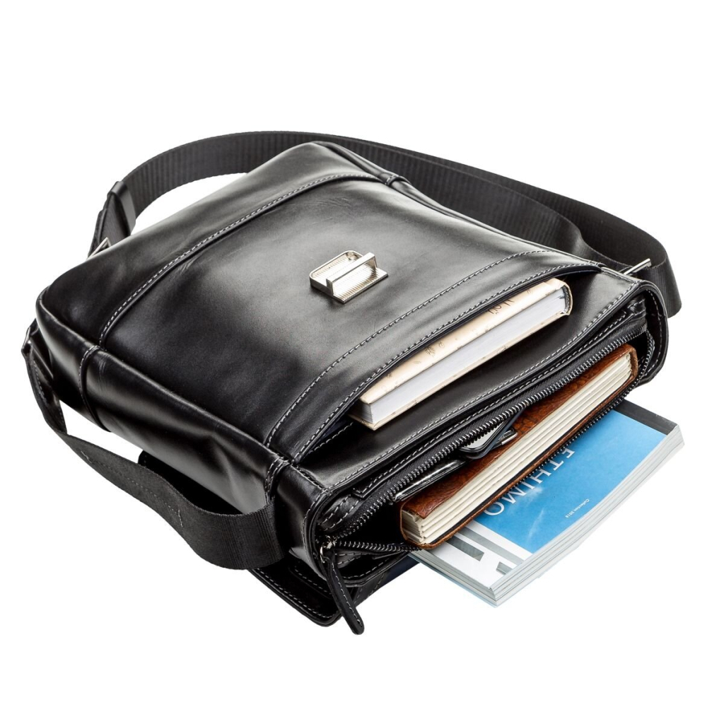 Сумка Shvigel Шкіряна Чорна (11118) - зображення 5