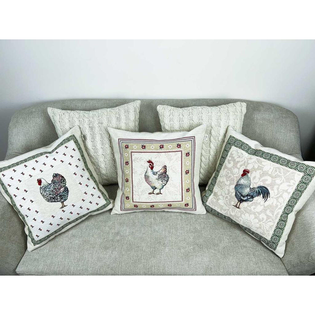 Наволочка Прованс декоративна Біла курочка 45х45 (026031) - изображение 4