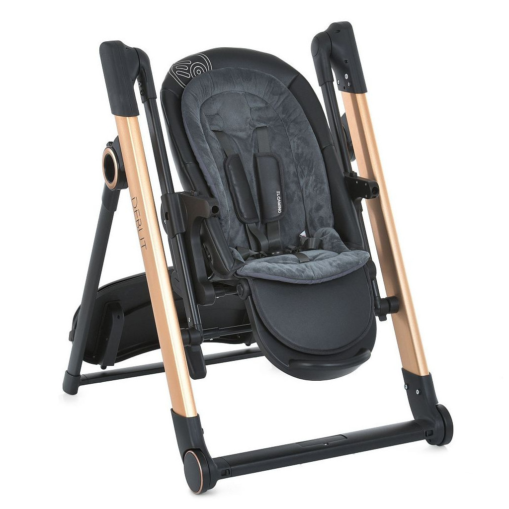 Стілець для годування El Camino ME 1102 DEBUT posh black (ME 1102 posh black) - зображення 5