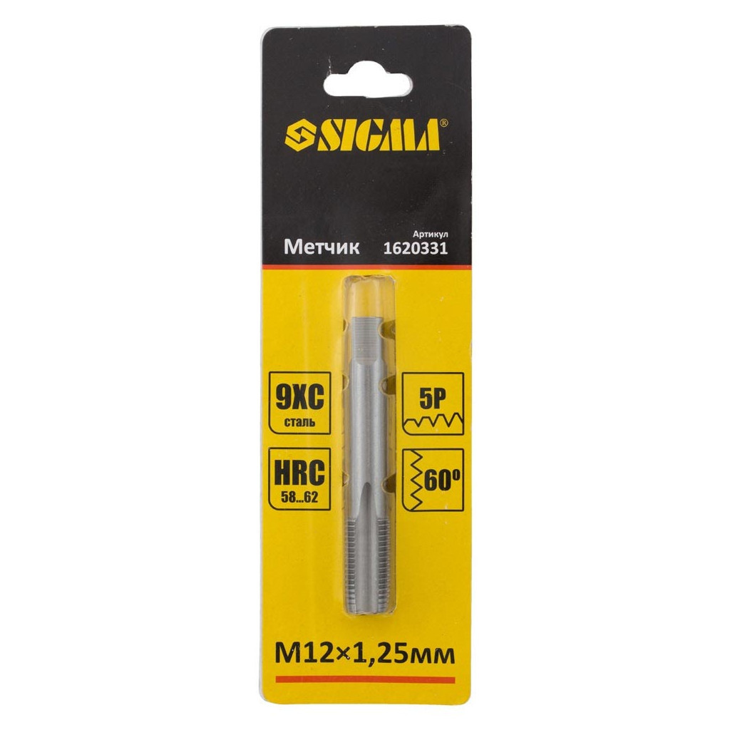 Мітчик Sigma М12x1.25мм (1620331) - зображення 2