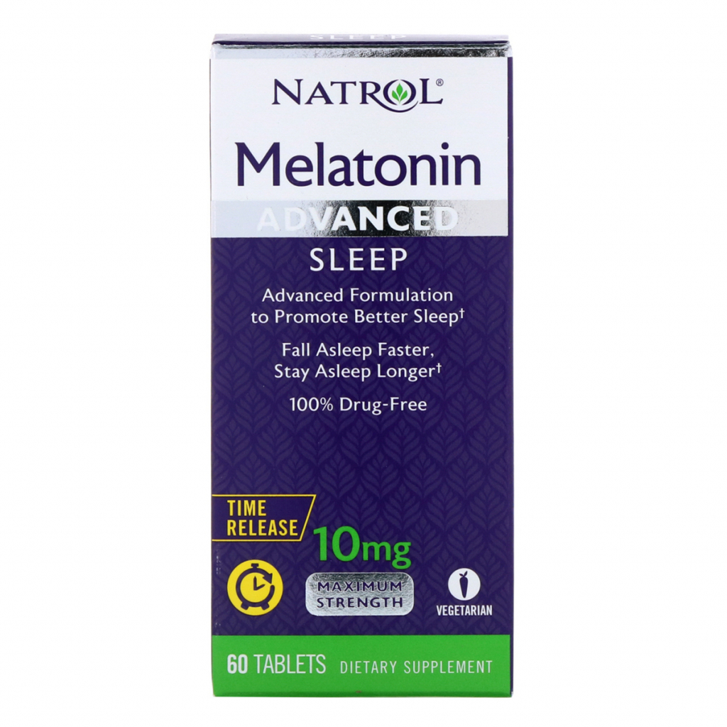 Амінокислота Natrol Мелатонін Повільного Вивільнення 10 мг, Melatonin Advanced S (NTL-05964) - зображення 1