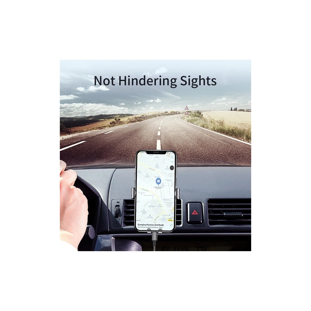 Універсальний автотримач Essager MoJack Gravity Car Phone Holder (osculum type) Black (EZJXP-MJ01) - изображение 5